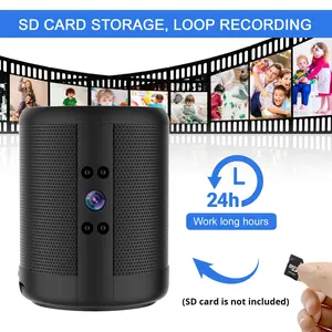 Altavoz Portátil con Cámara, Conversación Bidireccional, Intercomunicador Remoto de Alta Definición, Altavoz <span class=keywords><strong>Bluetooth</strong></span>, Mini Cámara - Product Image 3