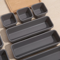 Tiroir en plastique organisateur séparateurs bureau bureau panier tiroir organisateur couverts plateaux bacs de rangement pour chambre salle de bain cuisine