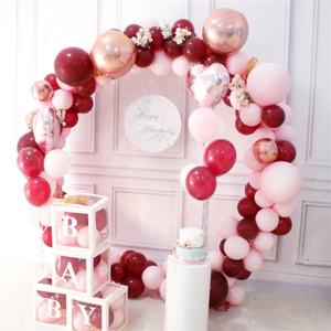 T04201 Latex Garland Baby Shower Party Happy วันเกิดจัดงานแต่งงานชุดขาตั้งชุดบอลลูนฟอยล์บอลลูนตกแต่ง - Product Image 3