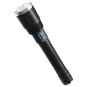 XHP90 COB <b>Flashlight</b> 6800mAh <b>Rechargeable</b> Aluminum Alloy Outdoor LED White Light Side Light - Product Image 1