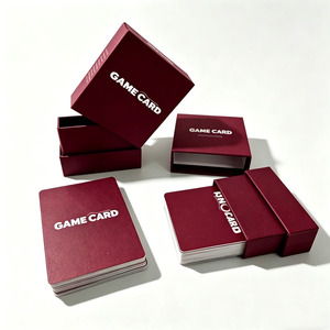 <span class=keywords><strong>Carte</strong></span> da Gioco Personalizzate di Alta Qualità per Feste, <span class=keywords><strong>Carte</strong></span> da Gioco Bordeaux con Confezione in Scatola - Product Image 2