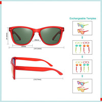 Lunettes de soleil polarisées personnalisées 2026 de haute qualité avec monture en plastique recyclé pour hommes et femmes, style de vie, OEM