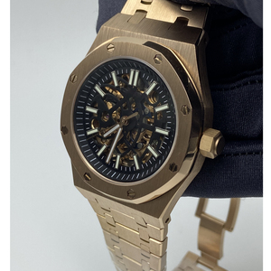 OEM Men's Business Waterproof Automatic <b>Mechanical</b> <b>Watch</b> with Original Japanese NH35 Hollow Movement - Product Image 2