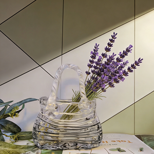 Vase en verre artisanal Daize Light Luxury, transparent, style nordique minimaliste, arrangement floral <span class=keywords><strong>hydroponique</strong></span>, décoration de salon - Product Image 6