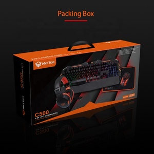 MEETION MT-C500 klavye ve fare kiti oyun kulaklık kulaklıklar oyun fare altlığı klavye <span class=keywords><strong>Mouse</strong></span> Combos seti Rgb LED <span class=keywords><strong>Usb</strong></span> 2m - Product Image 6