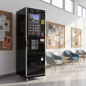 เครื่องจำหน่ายสินค้าอัตโนมัติ LE 308B พร้อมระบบจ่ายแก้วอัตโนมัติ ประสิทธิภาพสูง สำหรับธุรกิจ  หน้าจอสัมผัส ระบบทำความเย็นด้วยคอมเพรสเซอร์ รองรับการชำระเงินหลากหลายรูปแบบ - Product Image 1