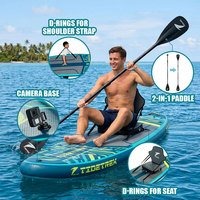 Planche de SUP gonflable TIDETREK 89 cm ultra large certifiée CE, planche de surf gonflable de course, planche de paddle gonflable ISUP