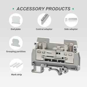 UTL commutation DIN Rail <span class=keywords><strong>bornier</strong></span> à vis pour 6mm2 57A/400V Type <span class=keywords><strong>de</strong></span> test fil connecter <span class=keywords><strong>bornier</strong></span> - Product Image 6