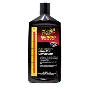 Fórmula Profesional Meguiar's con Acción de Corte Rápido que Elimina los Arañazos, Compuesto Ultra-Corte Mirror Glaze M10508 - Product Image 1