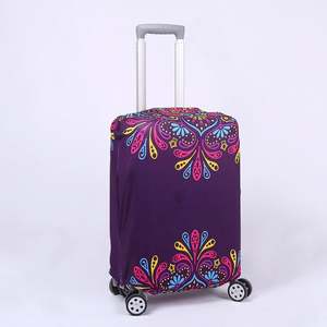 Housse de bagage à impression personnalisée Housse de bagage à élasticité personnalisable Housse de bagage de voyage facile à identifier - Product Image 3