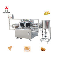 Machine à gaufres industrielles, machine à stroopwafels, machine à crêpes électrique, four de cuisson commercial, machine à cônes à gaufres