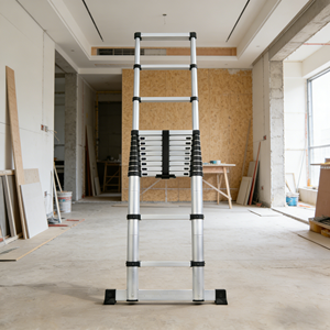 Échelle télescopique multifonctionnelle en alliage d'aluminium épaissi de haute qualité à 12 marches, pliable pour usage domestique - Product Image 5