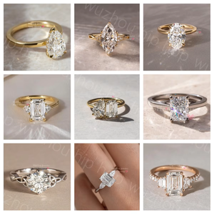 <span class=keywords><strong>Bague</strong></span> d'anniversaire en moissanite taille radiant 5.0 CT, plaquée <span class=keywords><strong>or</strong></span> <span class=keywords><strong>jaune</strong></span> 14K, <span class=keywords><strong>bague</strong></span> de fiançailles <span class=keywords><strong>solitaire</strong></span>, <span class=keywords><strong>bague</strong></span> de promesse de mariage - Product Image 5