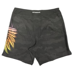 Pantalones Cortos de Lucha Negros de Sublimación para Hombre, Tela Premium Spandexfight de BETHERIVAL, Logotipo Personalizado, Pantalones Cortos de Grappling Bjj Mma - Product Image 5