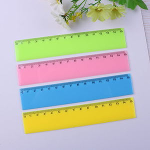 Règles de mesure en plastique droites de 15 cm pour enfants avec impression de logo personnalisé Variété de couleurs - Product Image 3