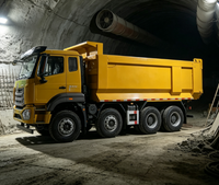 Truk Dumper SINOTRUK HOWO 8X4 Bekas, Tenaga 371HP, Hemat Bahan Bakar, Untuk Konstruksi
