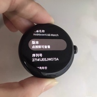 Jam Tangan Pintar GOOG PIX 1 41mm Layar AMOLED Pelacak Kebugaran Monitor Detak Jantung Casing Aluminium Olahraga Tali Silikon Unisex Dewasa