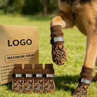 Couvre-pattes pour chien en coton et polyester personnalisés avec motif antidérapant, style décontracté, options de couleurs et de tailles pour un usage quotidien