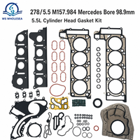 طقم إصلاح محرك عالي الجودة، مجموعة كاملة من الحشيات لمحرك نيسان V9X D40 R51 3.0T V6 ديزل