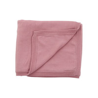 Couverture en coton cachemire rose