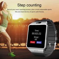 Montre Connectée Dz09 avec Carte SIM pour Hommes, WiFi, Suivi Sportif, Appel Vidéo, Compatible Téléphone Mobile Android TFT pour Samsung