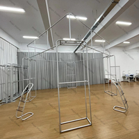 Stand d'exposition pliable en aluminium 20x20 pieds, stand de salon professionnel personnalisé en tissu tendu avec affichage suspendu