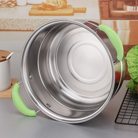 Ensemble d'ustensiles de cuisine antiadhésifs, en acier inoxydable, casseroles de cuisine, Camping, vente en gros, bon marché, 5 ou 10 pièces