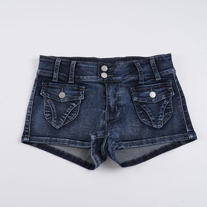 Shorts en jean cargo imprimés respirants taille basse Y2K pour femmes, streetwear d'été, grunge - Product Image 2