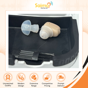 เครื่องช่วยฟังแบบอนาล็อกสีเบจรุ่นล่าสุด คุณภาพดี สำหรับผู้มีปัญหาการได้ยินระดับเล็กน้อยถึงปานกลาง ใช้งานได้ทันที รุ่น Vivo3 แบบ CIC วางจำหน่ายแล้ว - Product Image 6