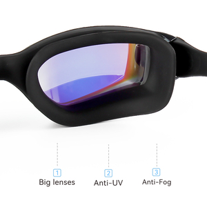 Pas de QUANTITÉ MINIMALE DE COMMANDE UV Protection Panoramique Lunettes De <span class=keywords><strong>Natation</strong></span> pour Adultes Sangles de Silicone Lunettes De <span class=keywords><strong>Natation</strong></span> Étanche - Product Image 4