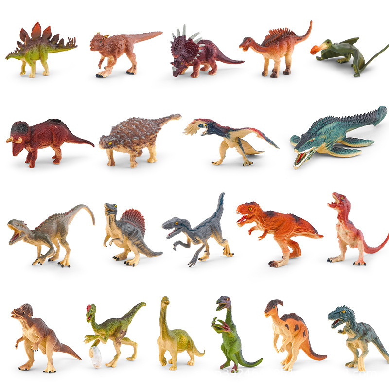 20-piece complete dinosaur set