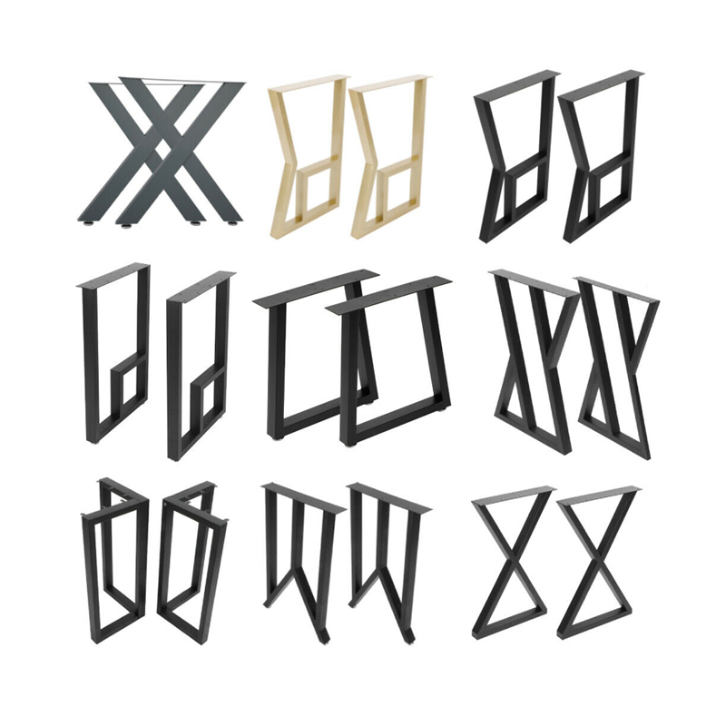 Tischgestell Современная квадратная мебель для столовой и офиса в деревенском стиле компьютерный стол ножки стальной металлический железный стол скамейка ножки настольная рамка