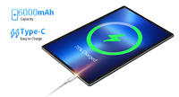 Tablette Android 11 10,1 pouces 4+64 Go T618 Quad Core à haute mémoire pour entreprises