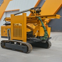 Roadshine Promotion : Foreuse hydraulique motorisée / Machine de forage de pieux / Pileuse à vis haute efficacité Jaune