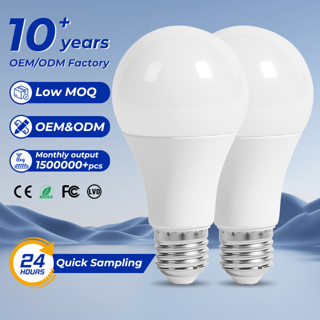 High Quality Long Lasting Low Heat Emission Living Room Home PC Lampshade E27 Led Light Bulb