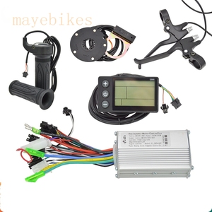 Hot bán e-xe đạp chuyển đổi Kit với LCD hiển thị điều khiển 5-nam châm Pas ga và phanh đòn bẩy Tương thích cho xe đạp leo núi - Product Image 6