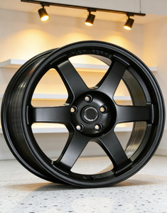 Nuovi Cerchi in Lega di Alluminio 17X7.5 Nero Opaco Multirazza Fusione Universale per Auto - Product Image 5