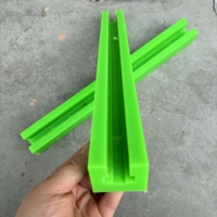 Usinage CNC rail de guidage de chaîne en nylon résistant à l'usure glissière de guidage en plastique nylon de haute qualité