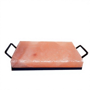 Plaque de sel rose de l'Himalaya 100% biologique, taillée à la main, pour la cuisson, la grillade et la découpe, service OEM, pierre de sel - Product Image 1