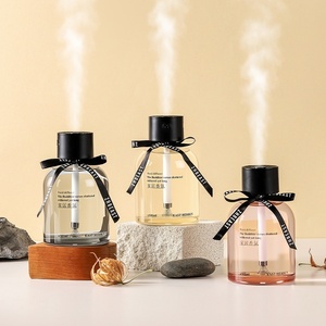 Diffuseur d'huiles essentielles aromatiques pour la maison, en verre raffiné personnalisable, 500 ml, sans alcool, écologique, pour la méditation et le yoga - Product Image 1
