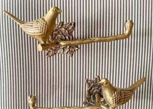 Cintre en métal laiton antique design oiseau moderne pour la décoration de la chambre et du salon à un prix abordable - Product Image 4