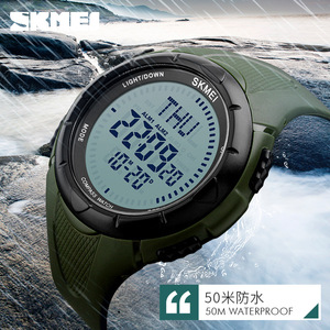 Skmei Outdoor Compass Watch 50m Waterproof Shockproof Men's Sports Running Watch - Product Image 4