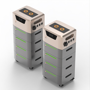 Inverter surya hibrida 5kW <span class=keywords><strong>48v</strong></span> 100AH, baterai lifepo4 5kW 10KW 15kW 20kW ditumpuk sistem penyimpanan energi surya - Product Image 2