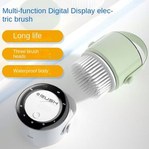 Multifunctional Handheld Wireless Electric Cleaning Brush Plastic <b>Handle</b> <b>Sponge</b> Brush Portable for Household Kitchen Bathroom - Product Image 2