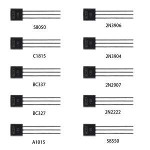 Componente eletrônico Mega Kit Variedade, Capacitores, Resistores, LED, Transistores, Diodos, 1n270 germânio, DC Jacks, opamp, PCB - Product Image 5
