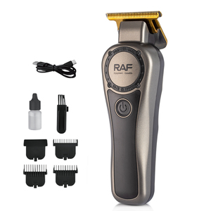 RAF Nueva cortadora <span class=keywords><strong>de</strong></span> cabello eléctrica profesional 3W 3 peines cortos 60 minutos Tiempo <span class=keywords><strong>de</strong></span> uso Cortadora <span class=keywords><strong>de</strong></span> carga USB - Product Image 3
