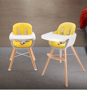 Seggiolone Multifunzione per Bambini 2 in 1 in Legno, Sedia da Pranzo per l'Alimentazione dei Bambini, Vendita all'Ingrosso - Product Image 1