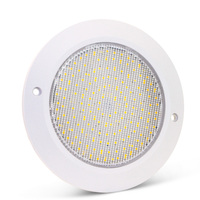 Nouveauté LanVol, lumière de piscine plate et mince de 10 mm, RGB PVC/ABS, couvercle givré, étanche IP68, lampe LED portable sous-marine