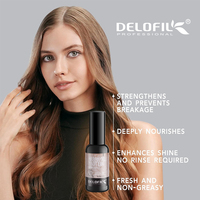 Delofil Fabricant d'huile capillaire Huile d'argan marocaine pour cheveux bouclés naturels Hydrater Réparation Lisse Soin bio Huile essentielle pour cheveux