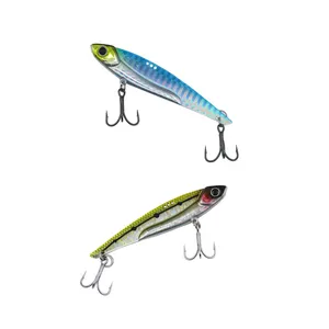 Customizable 10cm VIvid 3D Fish Eyes Metal VIB Lure Tackle Bait Sinking Bass Fishing Equipment Wholesale Fishing Lures